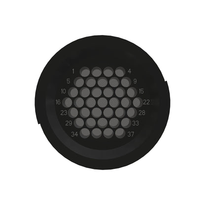 John Deere R77456: Black Electrical Connector Terminal, 37 Cavities