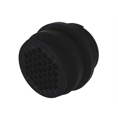John Deere R77456: Black Electrical Connector Terminal, 37 Cavities