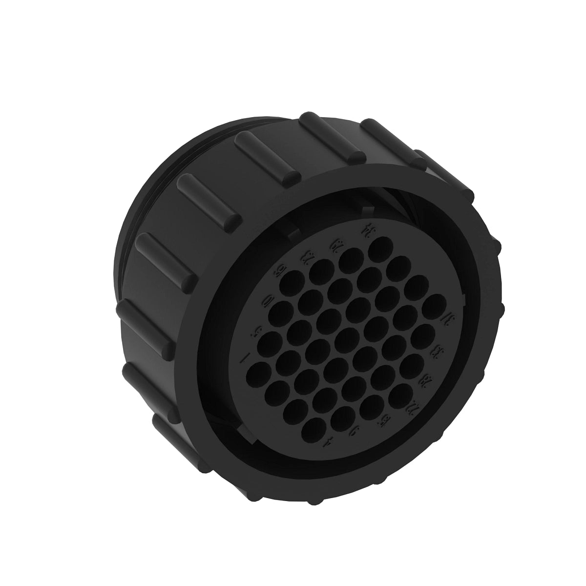 John Deere R77457: Black Electrical Connector Terminal, 37 Cavities