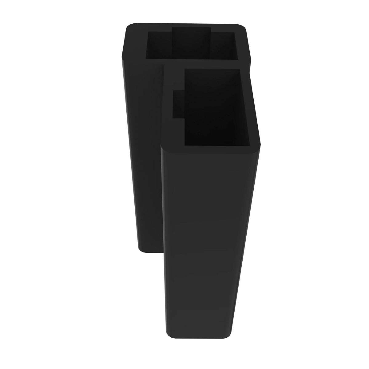 John Deere R77476: Black External Electrical Connector, 2 Cavities