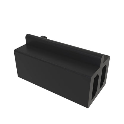 John Deere R77477: Black External Electrical Connector Assembly, 2 Cavities