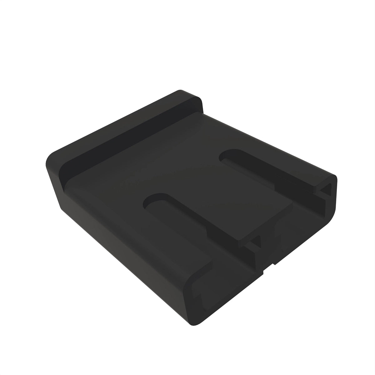John Deere R77480: Black External Electrical Connector Assembly, 2 Cavities