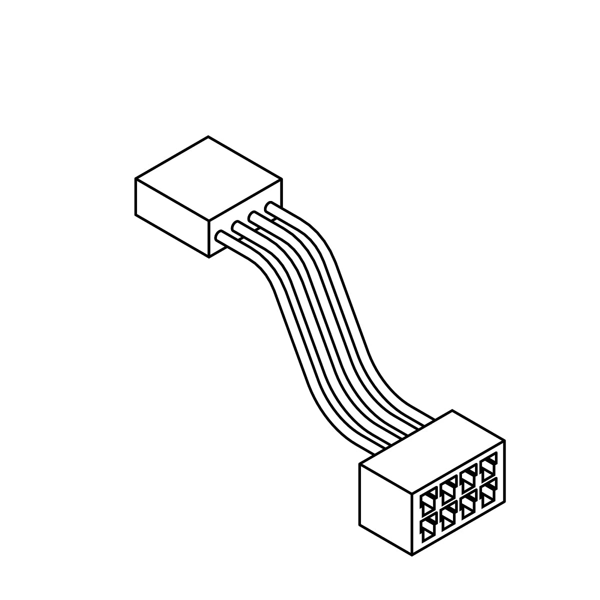 John Deere RE165739: Radio Speaker WRG Harness