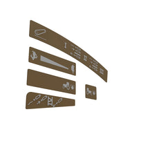 John Deere RE185298: Armrest Label Kit