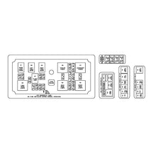 John Deere RE237548: Vehicle Electrical Center Label