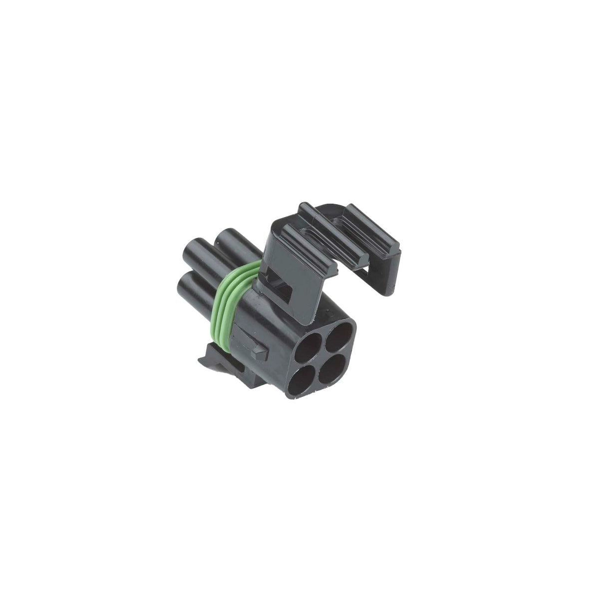 John Deere RE42193: Black Electrical Connector Assembly, 4 Cavities