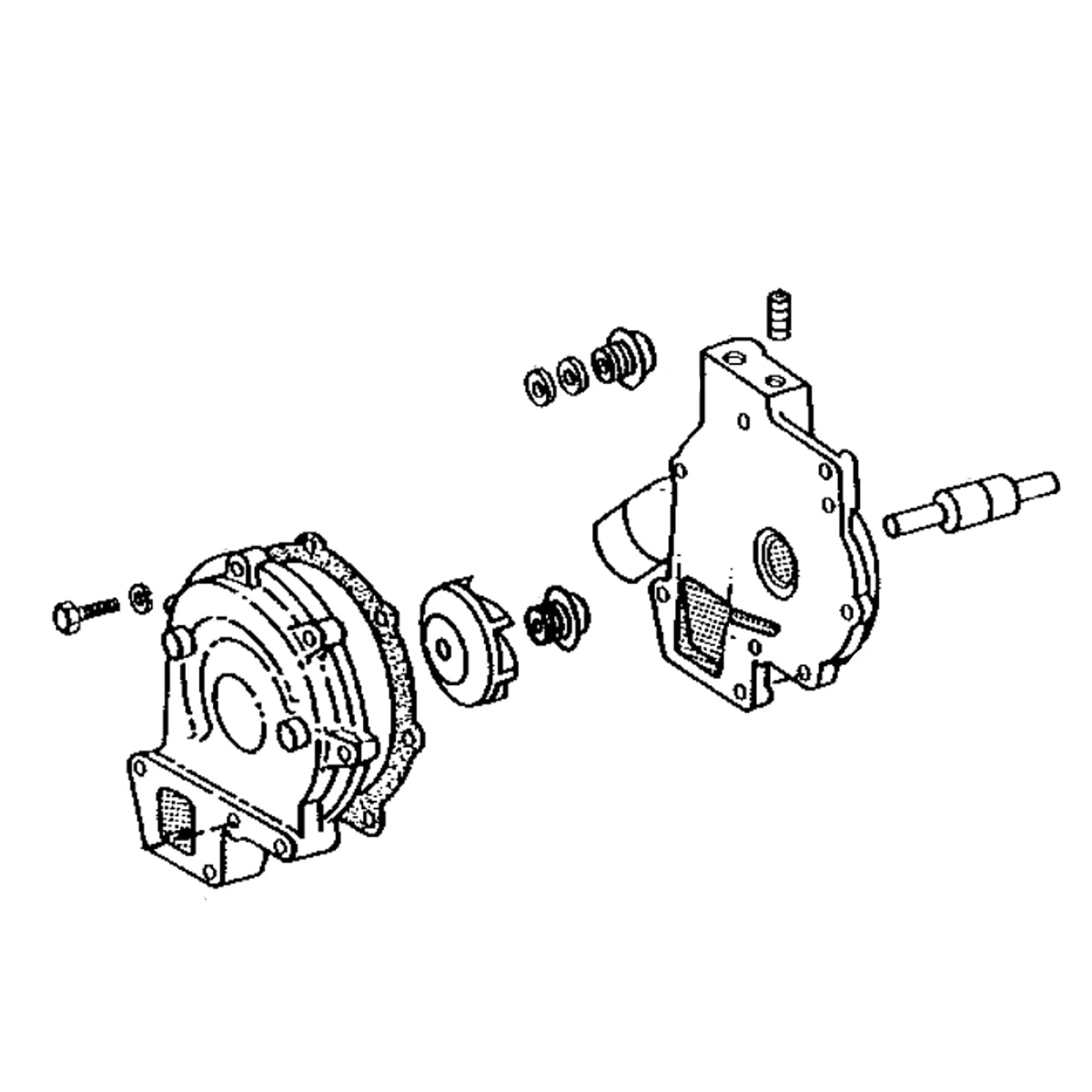 John Deere SE500916: REMAN Water Pump
