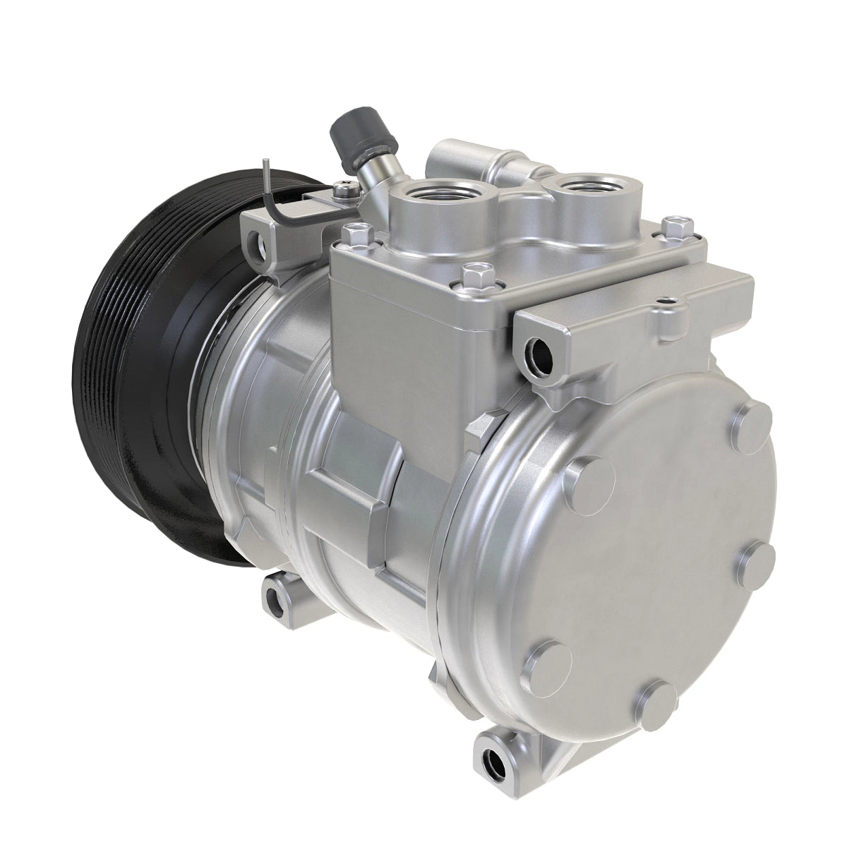 John Deere SE503055: REMAN Air Conditioning Compressor, 12 Volts