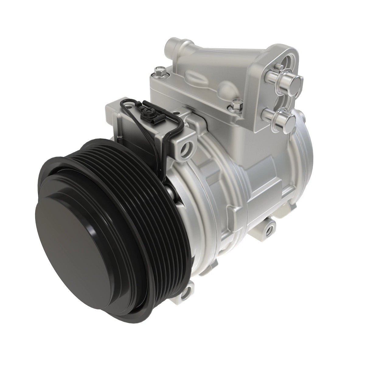 John Deere SE503057: REMAN Air Conditioning Compressor, 12 Volt