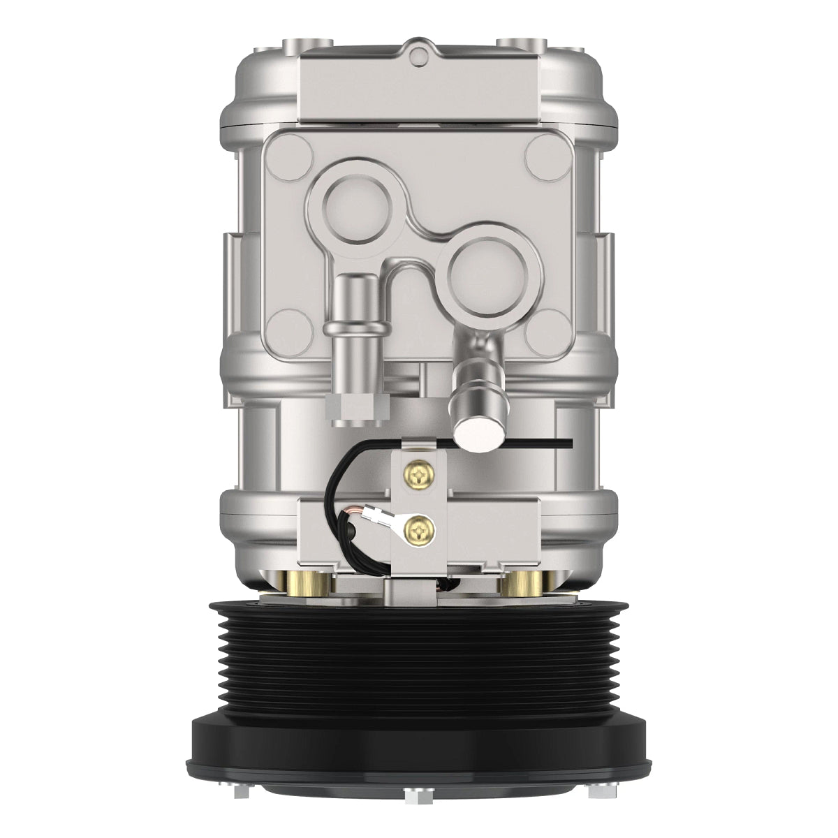 John Deere SE503065: REMAN Air Conditioning Compressor, 12 Volts