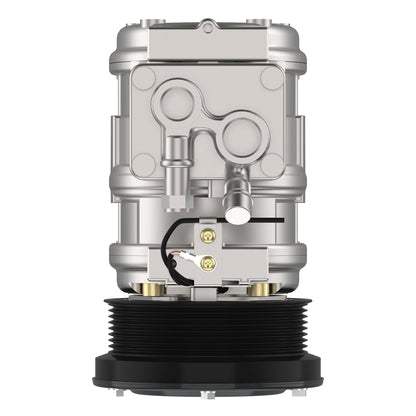 John Deere SE503065: REMAN Air Conditioning Compressor, 12 Volts