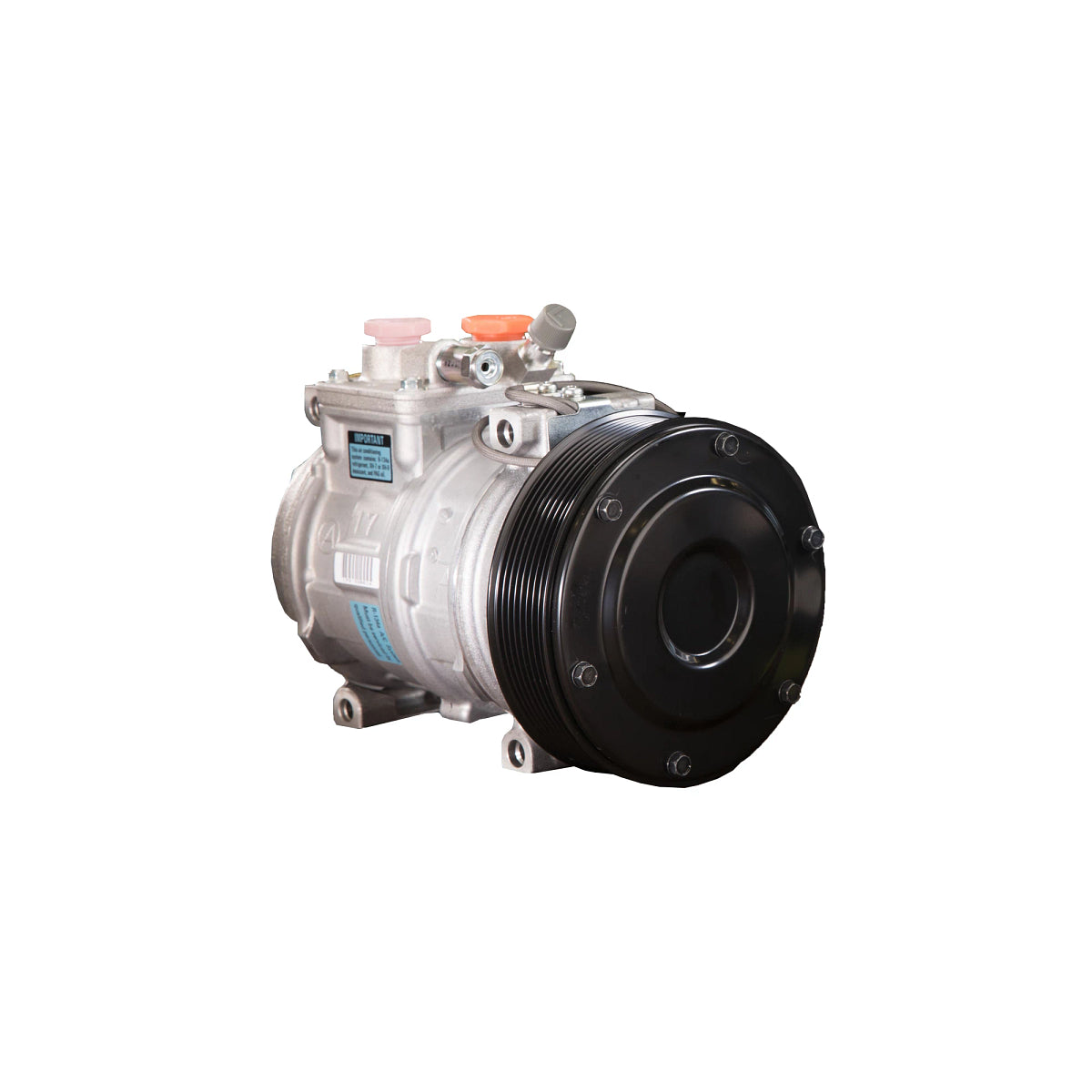 John Deere SE503065: REMAN Air Conditioning Compressor, 12 Volts