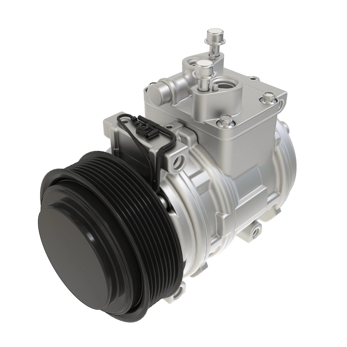 John Deere SE503066: REMAN Air Conditioning Compressor, 12 Volts
