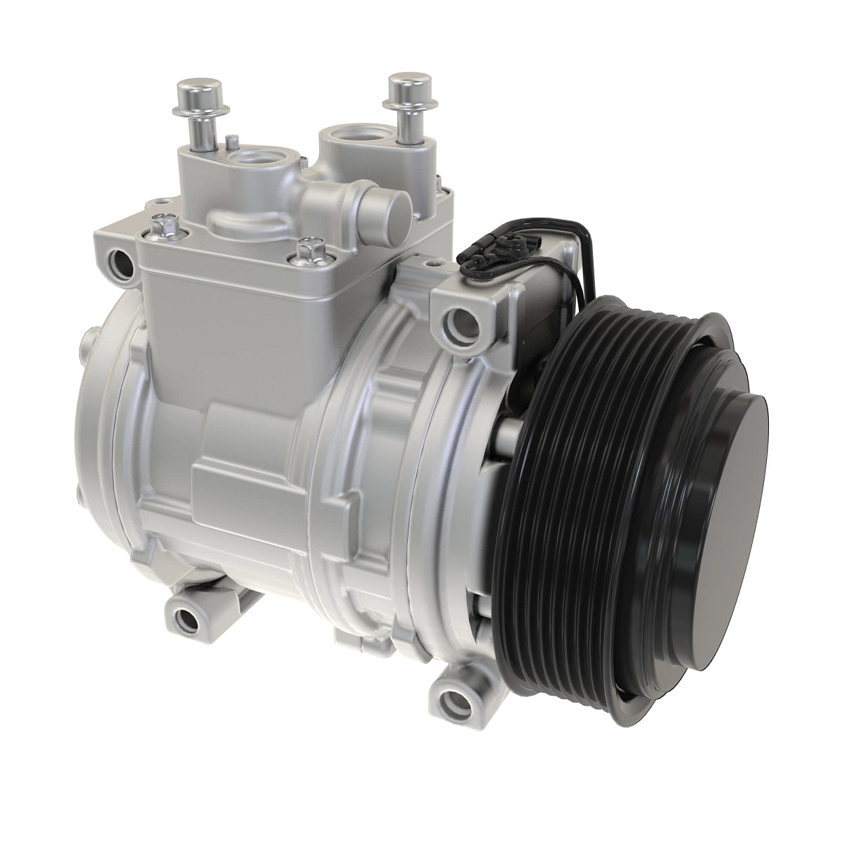 John Deere SE503066: REMAN Air Conditioning Compressor, 12 Volts