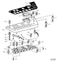 John Deere AH153332: Armrest Control Panel Circuit Board