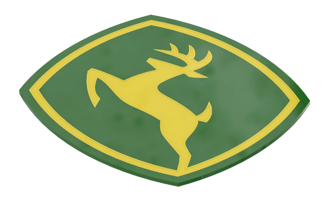 John Deere Logo Sticker - Green/Yellow