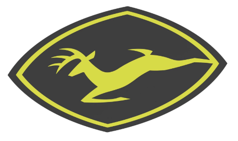 John Deere Logo Decal - Black/Yellow