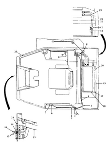 Versatile/Ford/New Holland 9702128 Electrical Box