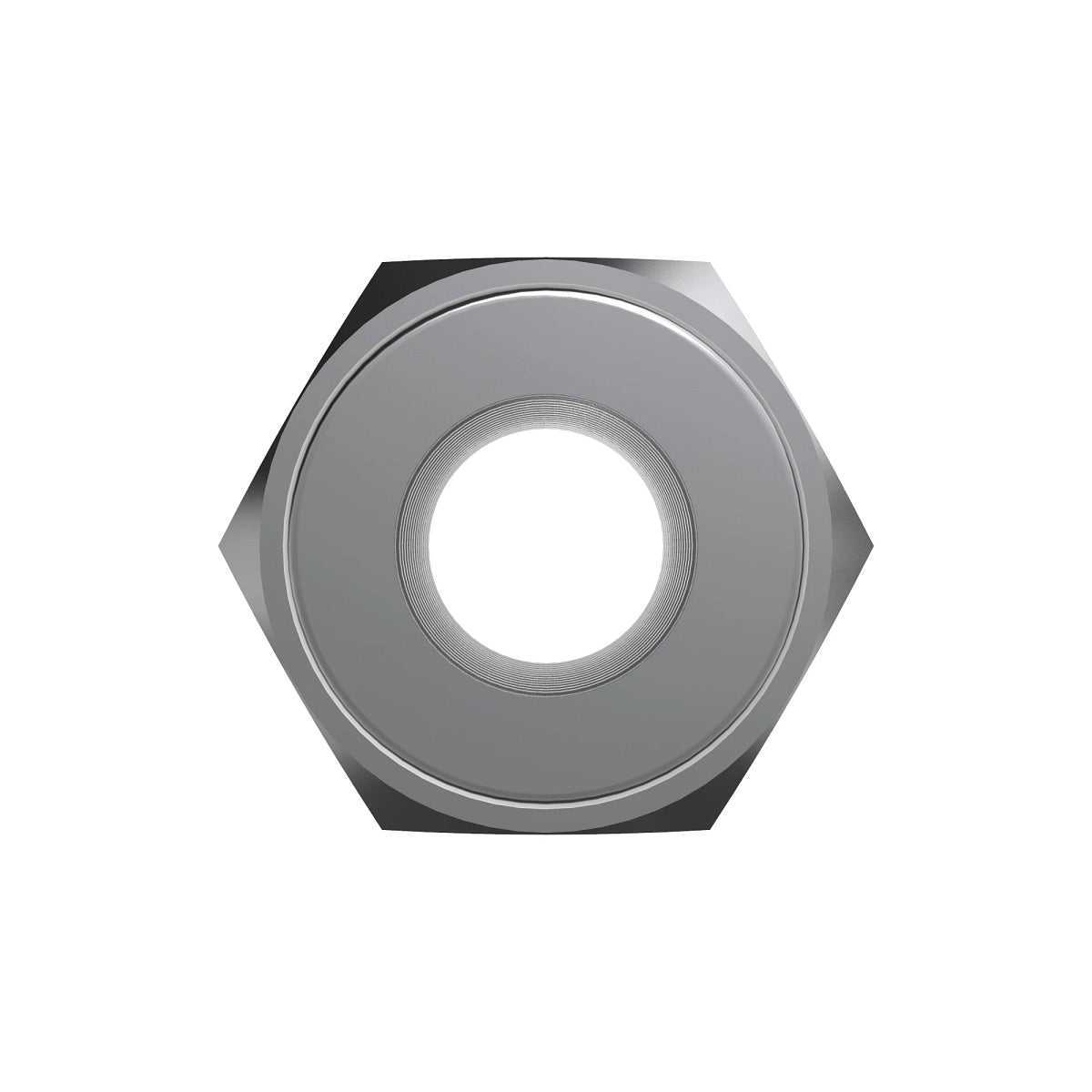 John Deere T11234: Hexagonal Lock Nut, 3/8"