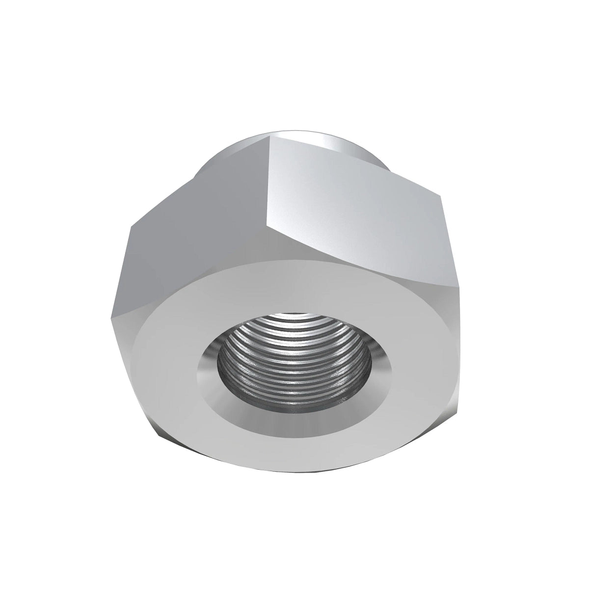 John Deere T11234: Hexagonal Lock Nut, 3/8"
