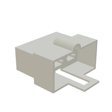 John Deere T25316: Black Internal Line Connector, 6 Cavities