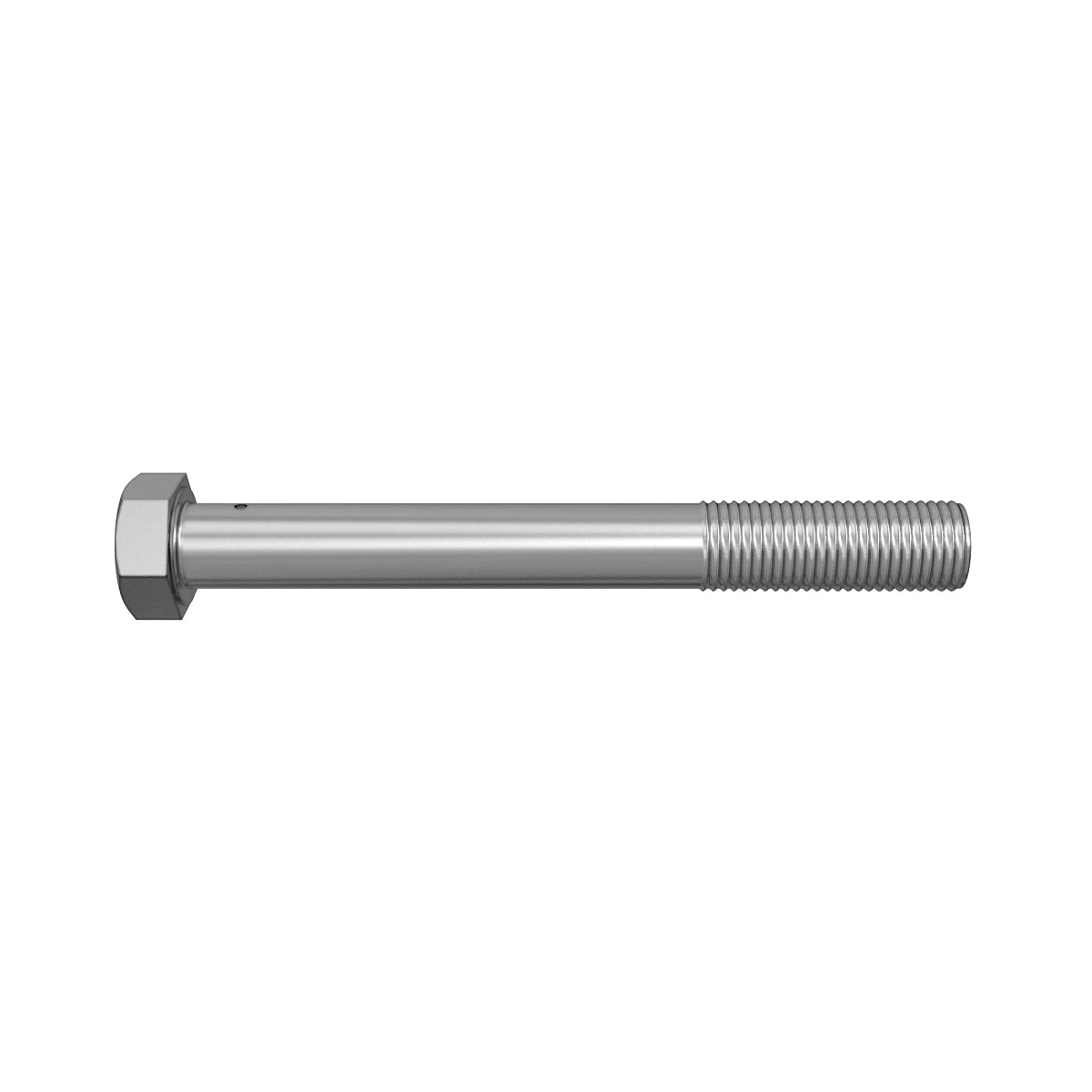 John Deere T255860: Drilled Axis Hexagonal Head Bolt, M20 X 180