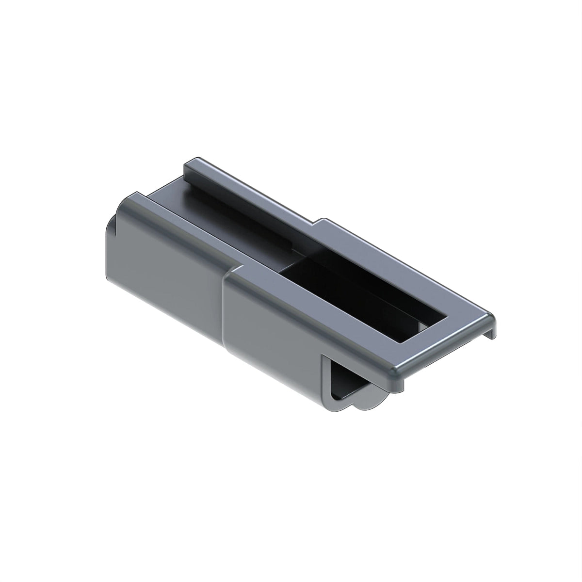 John Deere T28585:  Black External Electrical Connector Assembly, 1 Cavities