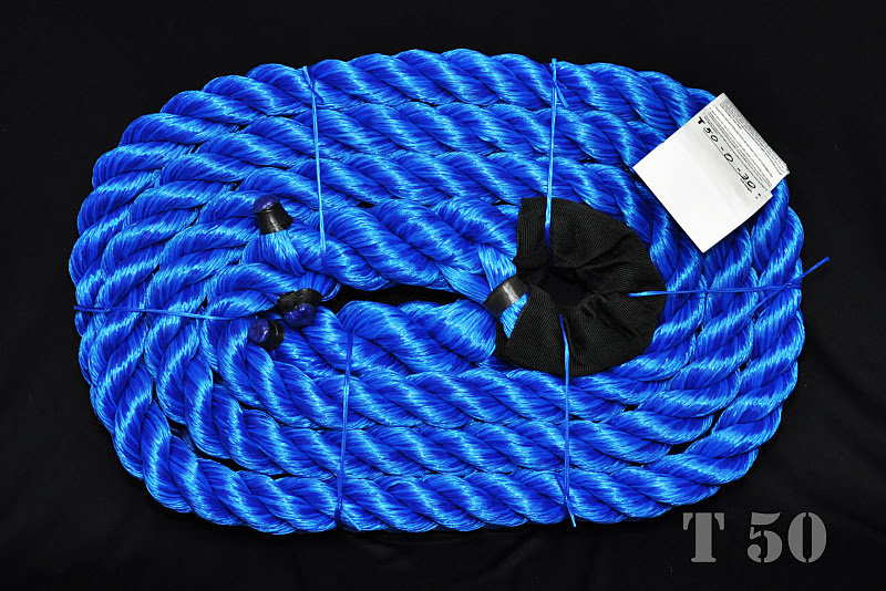 Custom Rope- 50000 Lb Tensile Strength, 30 Ft, 2 Loops