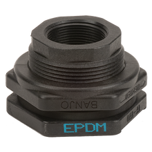 Banjo TF150: 1 1/2" Poly Bulkhead Tank Fitting with EPDM Gasket