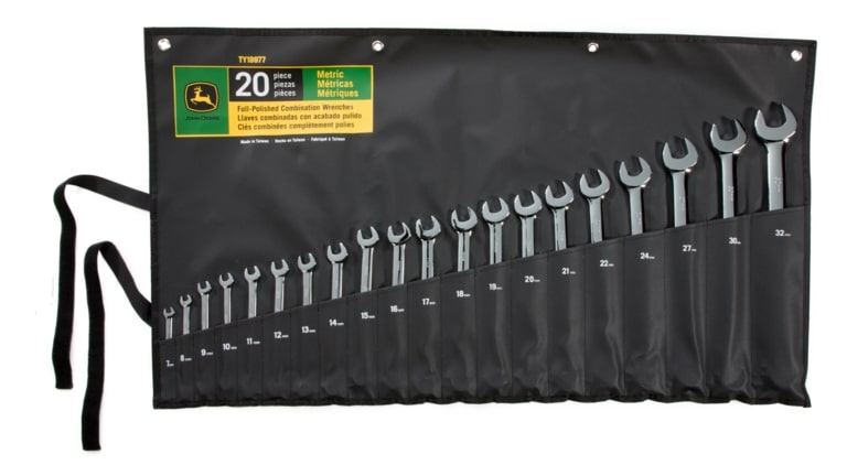 John Deere TY19976 14Pc. Polished Metric Wrench Set
