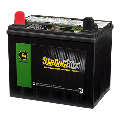 John Deere TY25221B: 12 Volt Battery, Wet Charged, 30 Ah, 350 CCA, U1 BCI