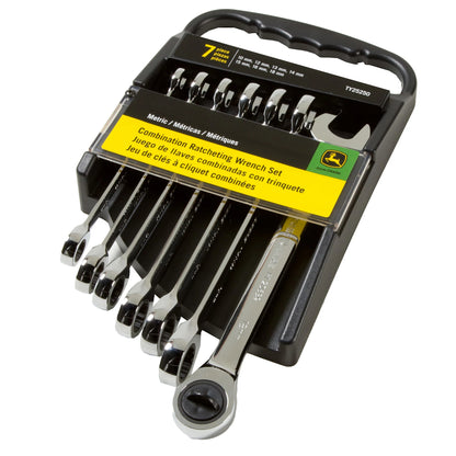 John Deere TY25250: 7Pc Ratcheting Metric Wrench Set