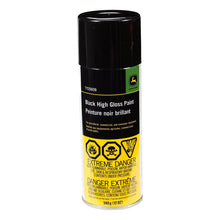 John Deere TY25609:  Ag and Turf Black High Gloss Spray Paint, 340 gram (12 Oz) Aerosol