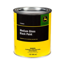 John Deere TY25633:  Ag and Turf Medium Gloss Black Paint, 946 ml (1 Quart)