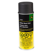 John Deere TY25657: Muffler Black Spray Paint, 340 gram (12 Oz) Aerosol