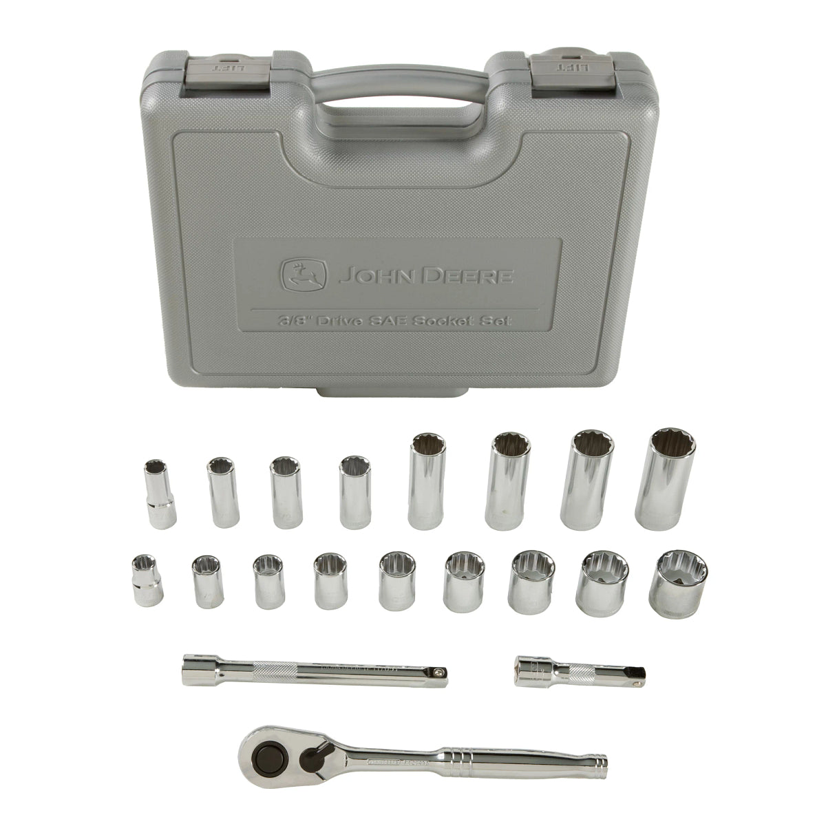 John Deere TY25837: 3/8" Drive SAE Socket Set