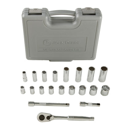 John Deere TY25837: 3/8" Drive SAE Socket Set