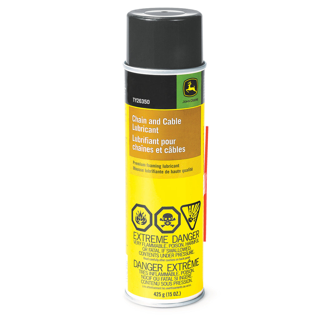 John Deere TY26350: Chain and Cable Lubricant, 425 gram (15 Oz)