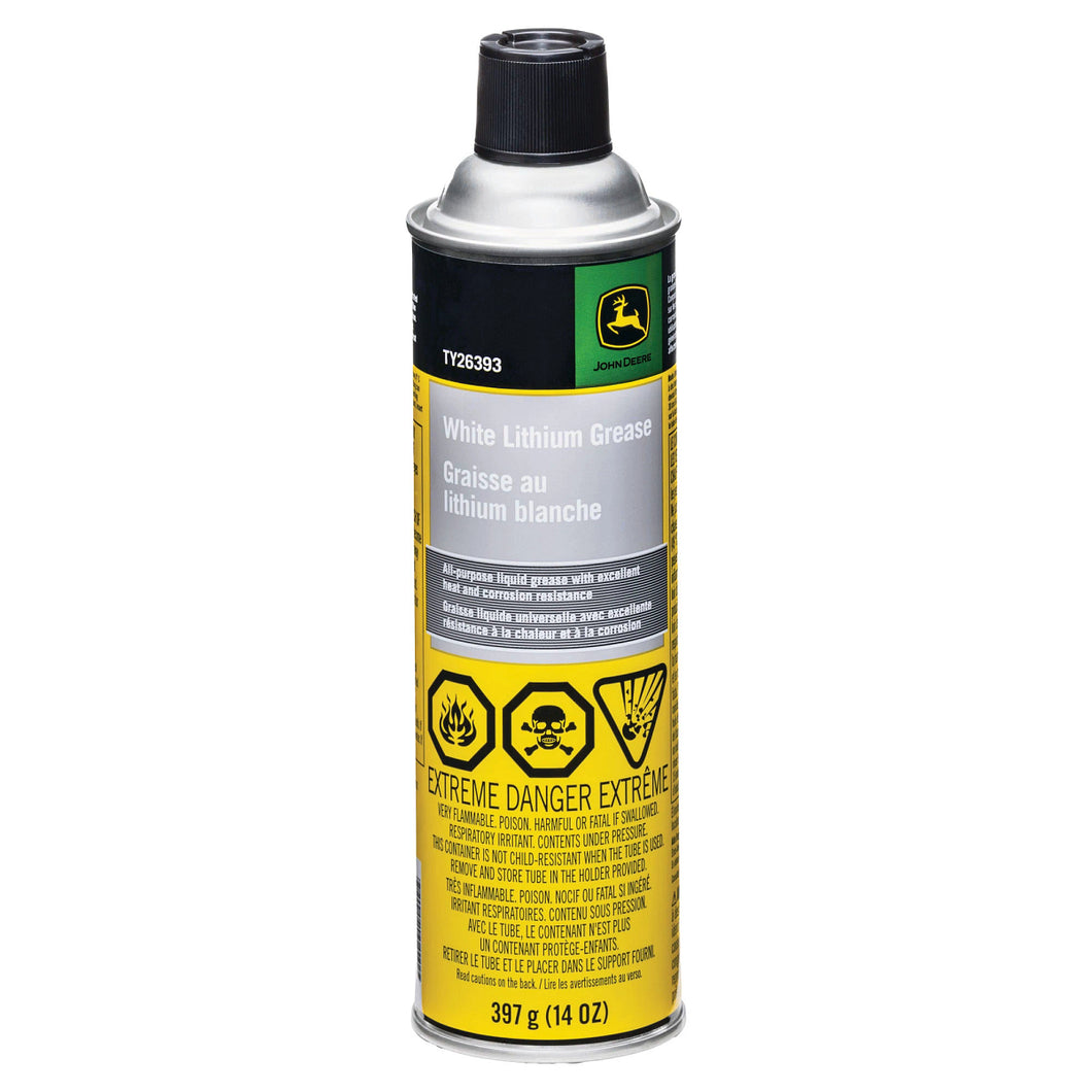 John Deere TY26393: Special-Purpose White Lithium Grease, 312 gram (11 Oz)