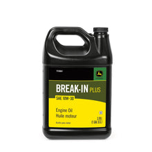 John Deere TY26661:  Engine Oil, Break-In Plus, SAE 10W-30, 3.78 Liter (1 Gallon)