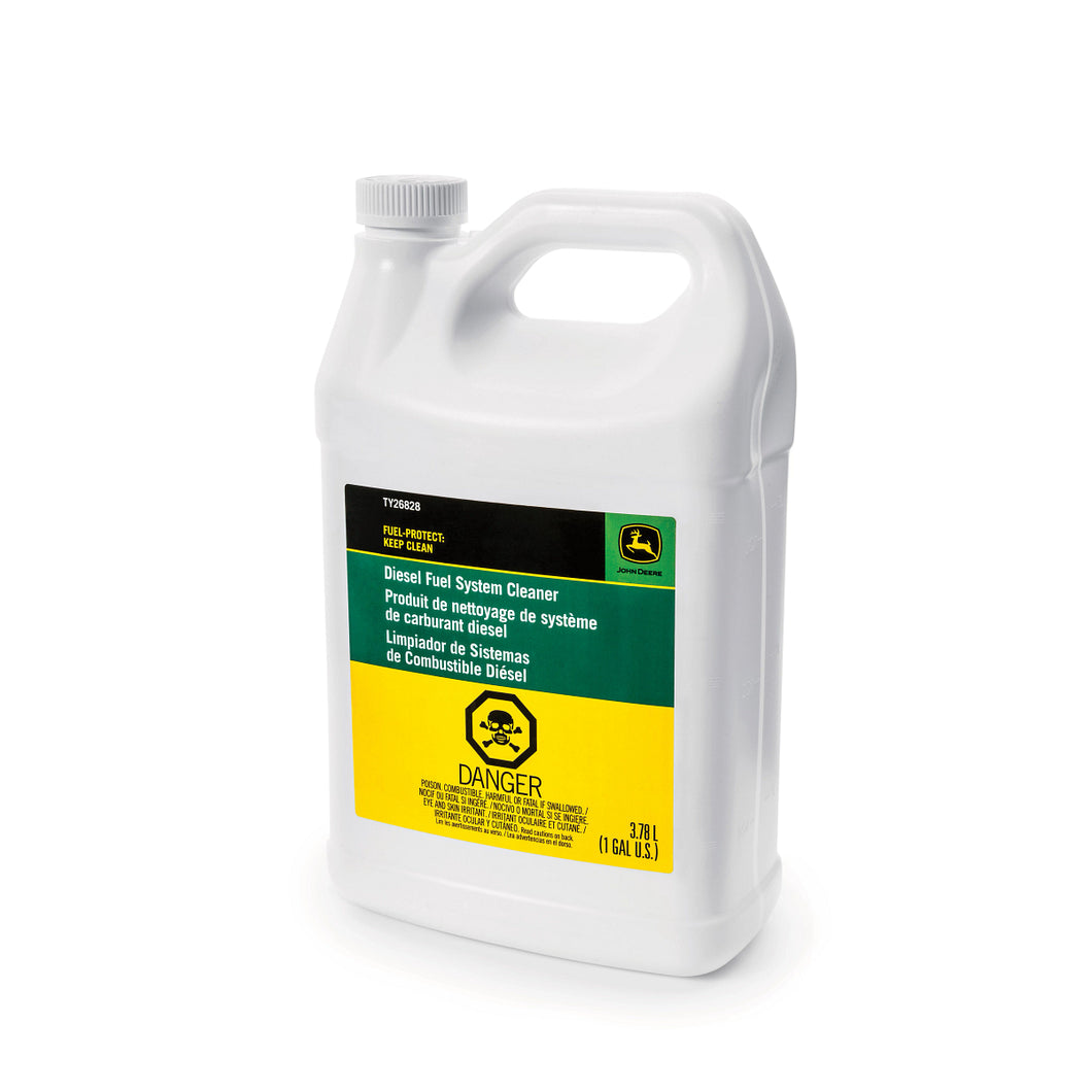 John Deere TY26828: Diesel Fuel System Cleaner, Fuel-Protect, Keep Clean Solution, 3.78 Liter (1 Gallon)