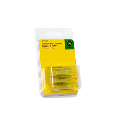 John Deere TY27149:  12-10 AWG CS Heat Shrink Butt Connectors (Pack of 10)