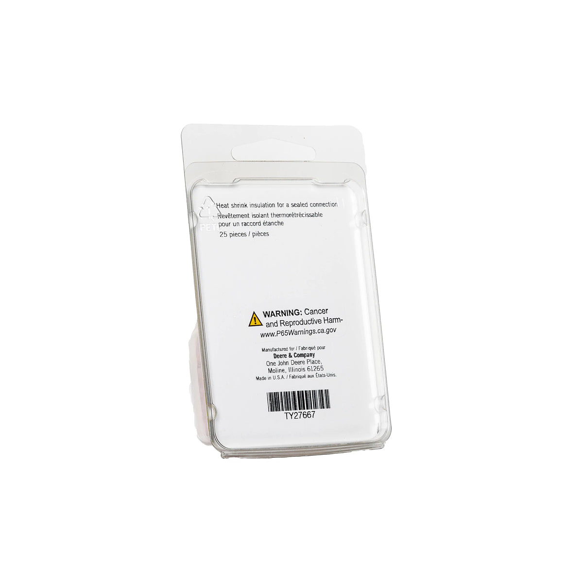 John Deere TY27667: 22-18 AWG Heat Shrink, Crimp Butt Connectors (Pack of 25)