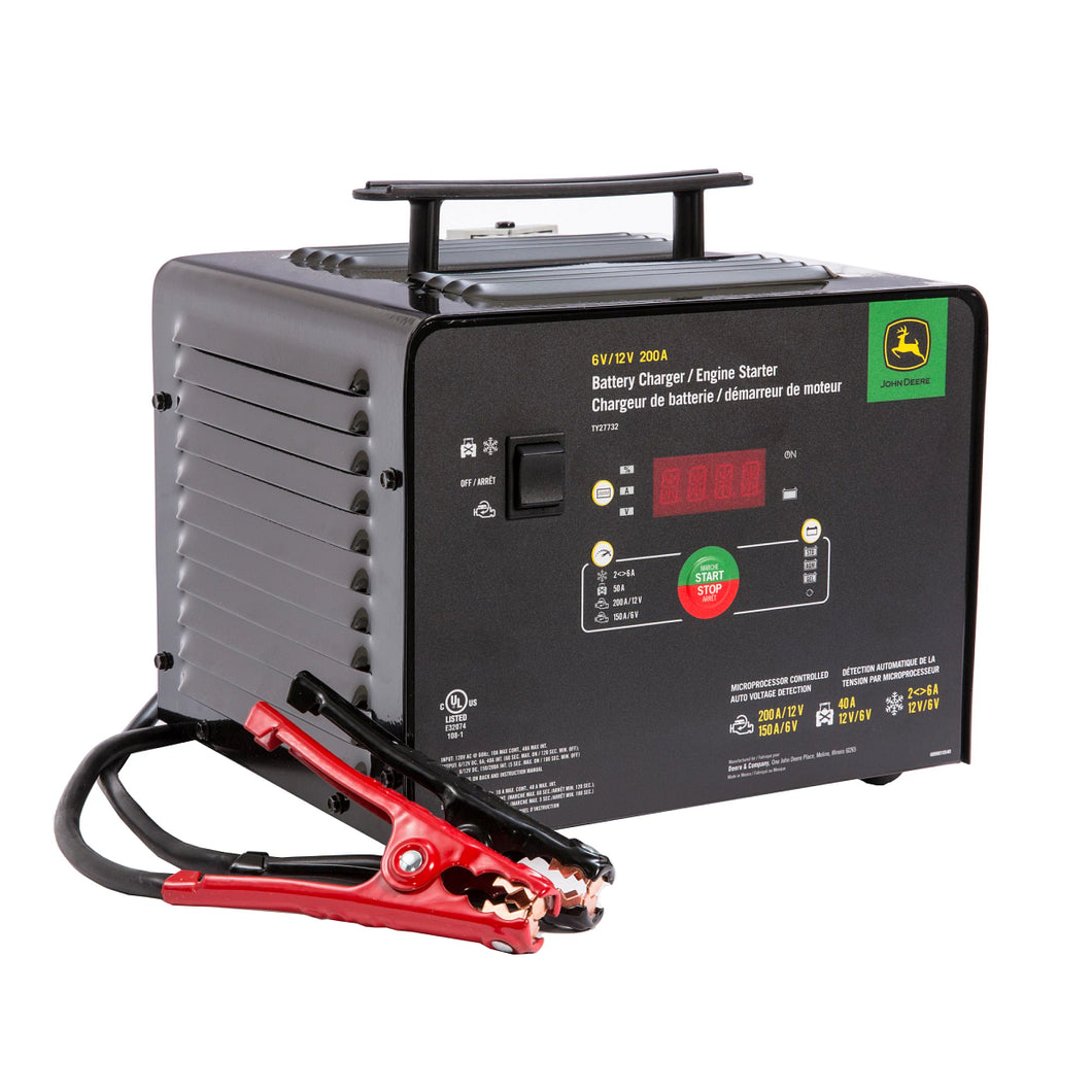 John Deere TY27732: Automatic Battery Charger with Engine Start and Timer