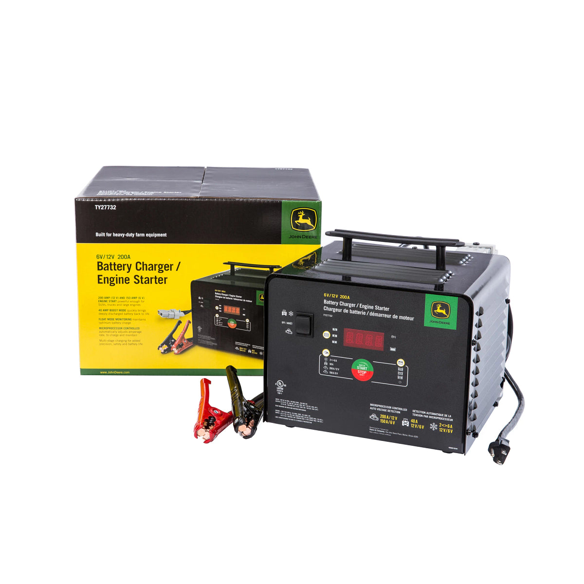 John Deere TY27732: Automatic Battery Charger with Engine Start and Timer