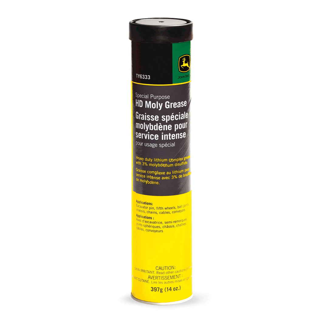 TY6333: Special-Purpose Heavy-Duty (HD) 3% Moly Lithium Complex Grease, High Temperature EP, 397 gram (14 Oz) Cartridge