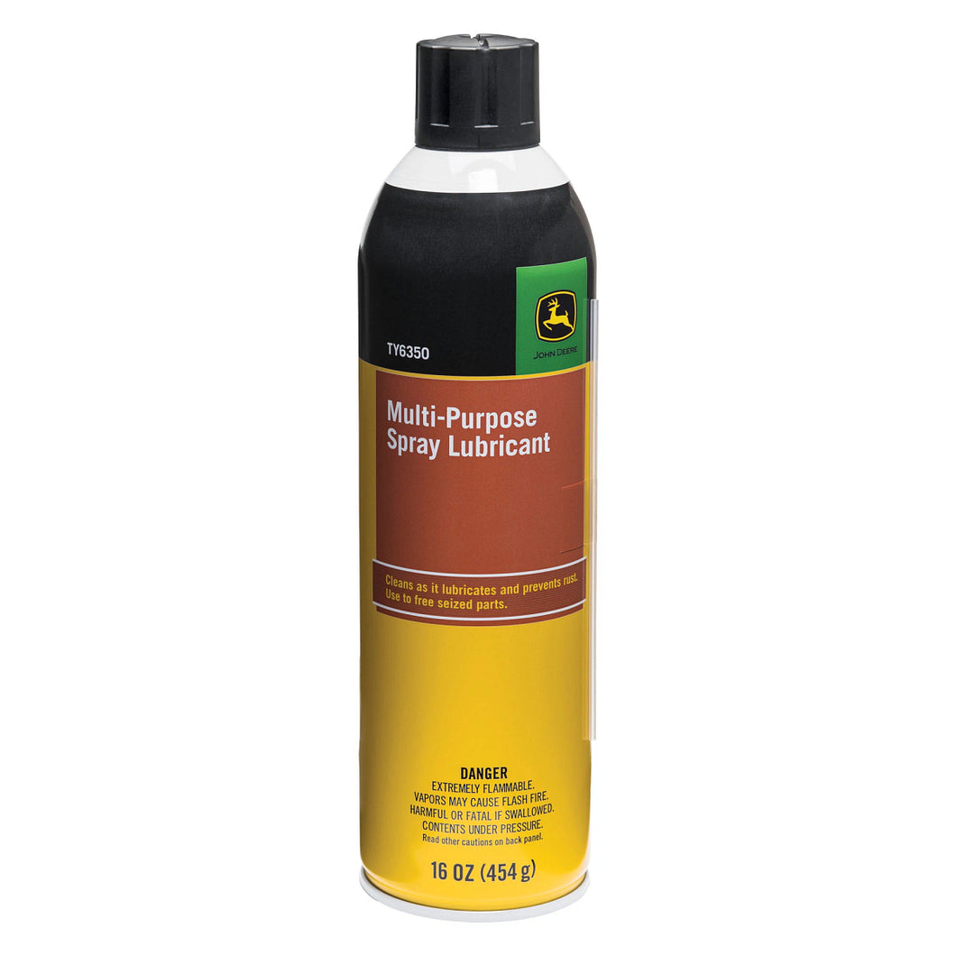 John Deere TY6350: Multi-Purpose Spray Lubricant, Aerosol Can 473 ml (16 Fluid Oz)