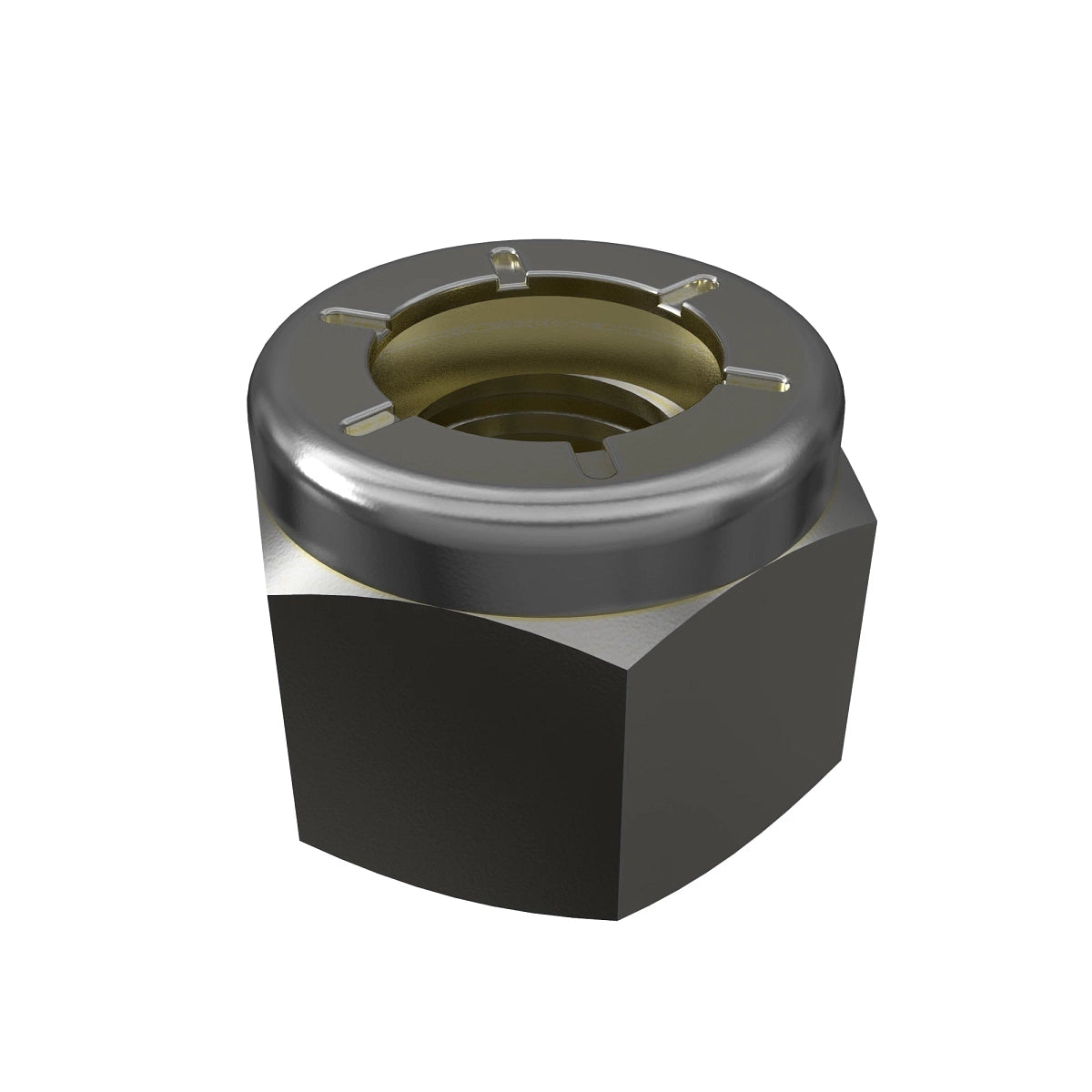John Deere U16721: Hexagonal Lock Nut, 12.7 mm (1/2")