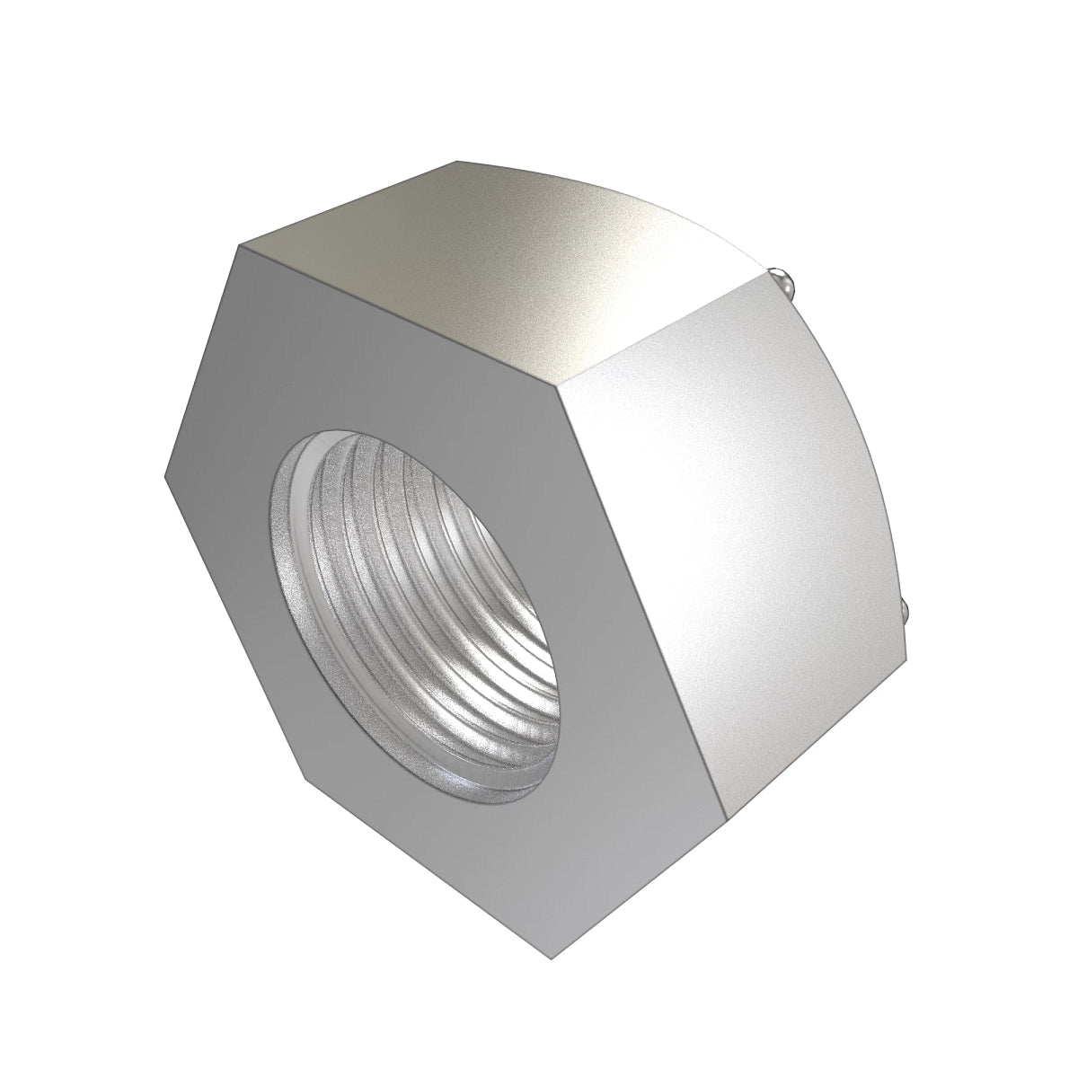 John Deere UC29924: Hexagonal Lock Nut, 1/2"