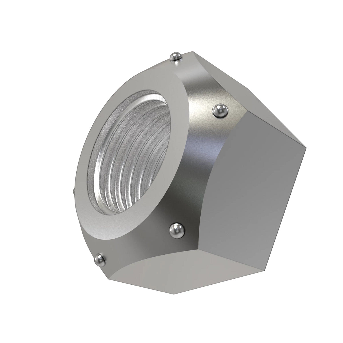 John Deere UC29924:  Hexagonal Lock Nut, 1/2"